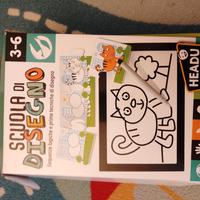 gioco in scatola per bambini scuola di disegno seq