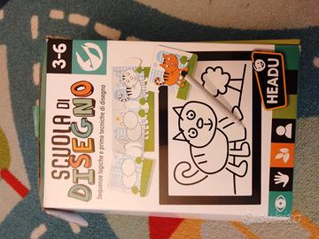 gioco in scatola per bambini scuola di disegno seq