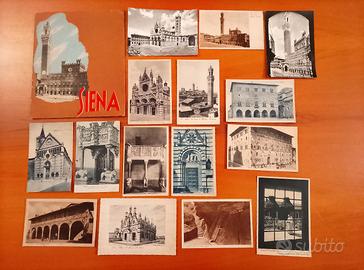 Lotto 40 cartoline Siena Firenze Arezzo Assisi 