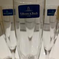 6 calici VILLEROY & BOCH serie Maxima Champagne.