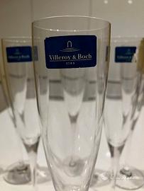 6 calici VILLEROY & BOCH serie Maxima Champagne.