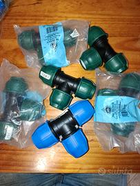 Raccordo a T da 32/ raccordo a gomito 32 a 3/4