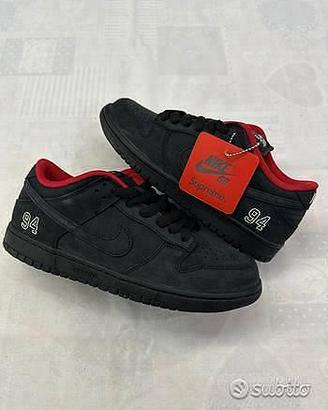 Nike SB Dunk Low x Supreme “94” Black Taglia 41