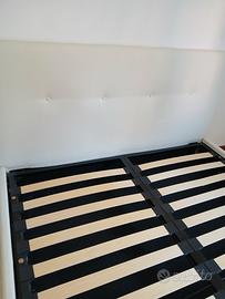letto contenitore matrimoniale + materazzo