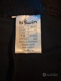 Pantaloncini ciclismo Btwin XL imbottiti – NUOVI