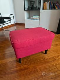 Pouf rosso Ikea
