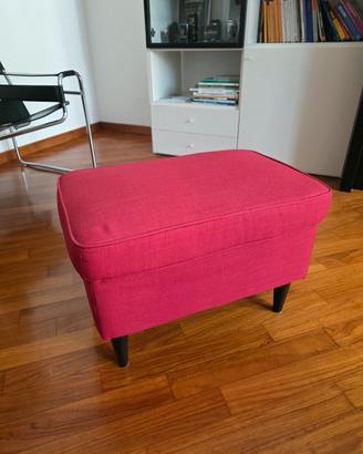 Pouf rosso Ikea
