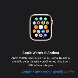 ⌚ Apple Watch Nike Series 7 – 45mm GPS