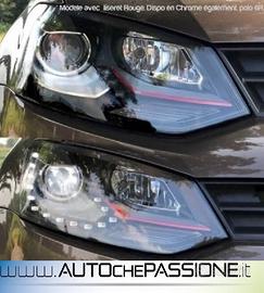 Coppia fanali anteriori DAYLINE a led per VW POLO 