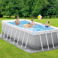 Piscina fuori terra tubolare INTEX Prisma grigio L