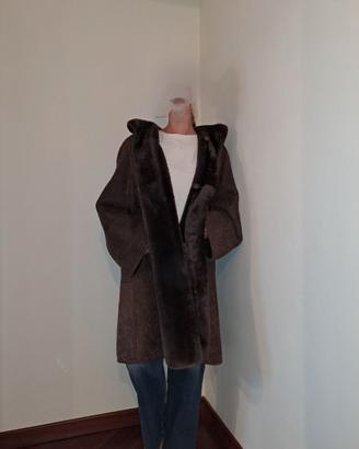 Cappotto in vero montone double-face artigianale