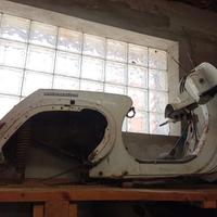 Telaio scocca vespa 50 pk automatica manubrio vern