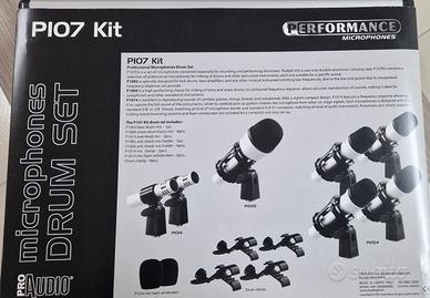 kit set microfoni Batteria acustica