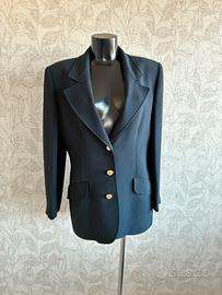 Giacca blazer Valentino blu taglia 46 vintage
