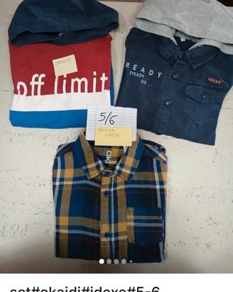 abbigliamento bambino 5-6 anni 