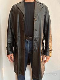 CAPPOTTO IN PELLE MARCA VERSACE