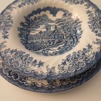 Servizio piatti inglese classico blu