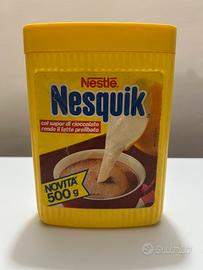 Barattolo Scatola Nesquik Nestlé Vintage Anni '80