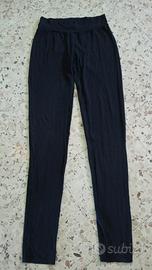 leggins cotone elasticizzato nero