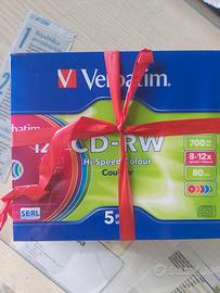 10 cd riscrivibili Verbatim NUOVI 