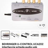 Scheda Audio BEHRINGER U- CONTROL UCA 202 i