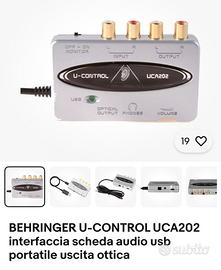 Scheda Audio BEHRINGER U- CONTROL UCA 202 i