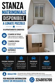 stanza matrimoniale disponibile solo DONNE 