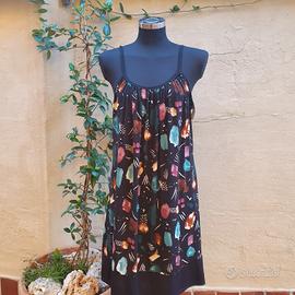 Abito prendisole curvy, con spalline sottili NUOVO