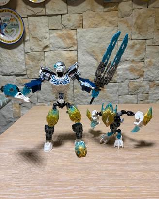 LEGO Bionicle G2 Kopaka and Melum 99% Completo