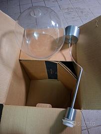 lampada a palla di vetro ikea