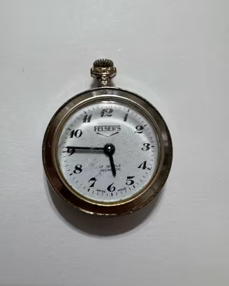 Orologio vintage da tasca Felser's 17 rubis