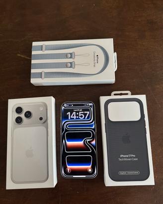 Iphone 17pro 256GB con tracolla e cover Apple