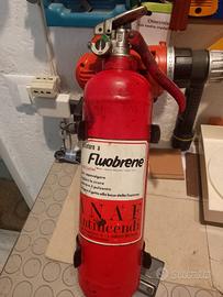 ESTINTORE  per macchina a Fluobrene. 