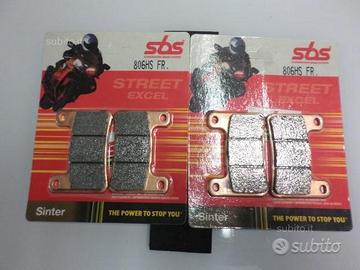 2 coppie pastiglie freno sbs gsx-r / zx10-r