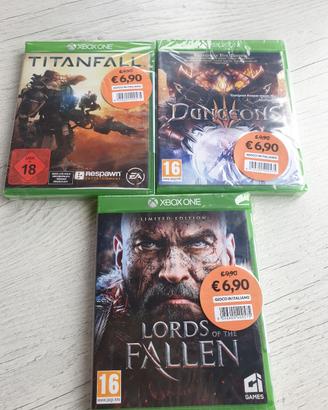 Lotto 3 Giochi Xbox One Nuovi e Sigillati