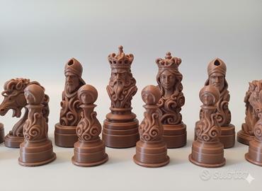 Set completo di pedine per scacchi