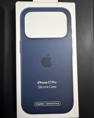 Cover Iphone 17 pro in silicone blu