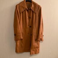 Giubbotto vintage pelle marrone tg. 48