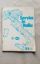 Volkswagen Audi elenco rete officine 1989