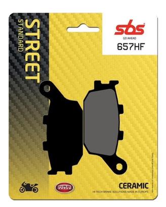Pastiglie freno moto ceramica sbs 657HF
