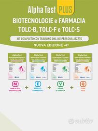 Alpha test biotecnologie e farmacia