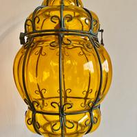 Lanterna veneziana Murano gialla