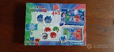 PJMASKS puzzle, memory, domino, cubi