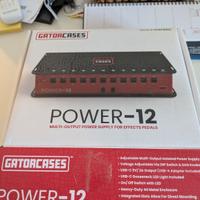 alimentatore gator power 12 - power supply effetti