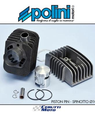 Gruppo termico Polini 65cc piaggio Si ø10mm