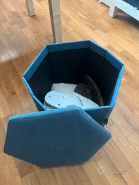 POUF CONTENITORE IKEA