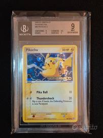Pokemon Pikachu eng Ex Emerald 60 bgs 9 Mint