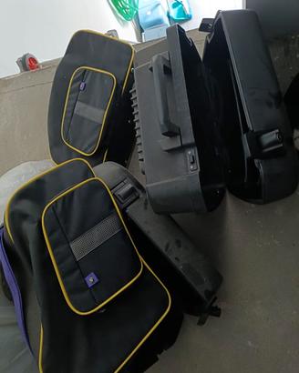 Borse Valige laterali con borse interne morbide