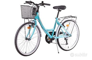 city bike 24" turchese
