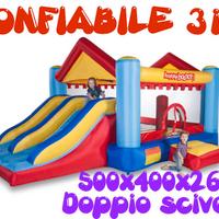 Gonfiabile grande da giardink e sala per feste